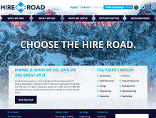 Tablet Screenshot of hire-road.com